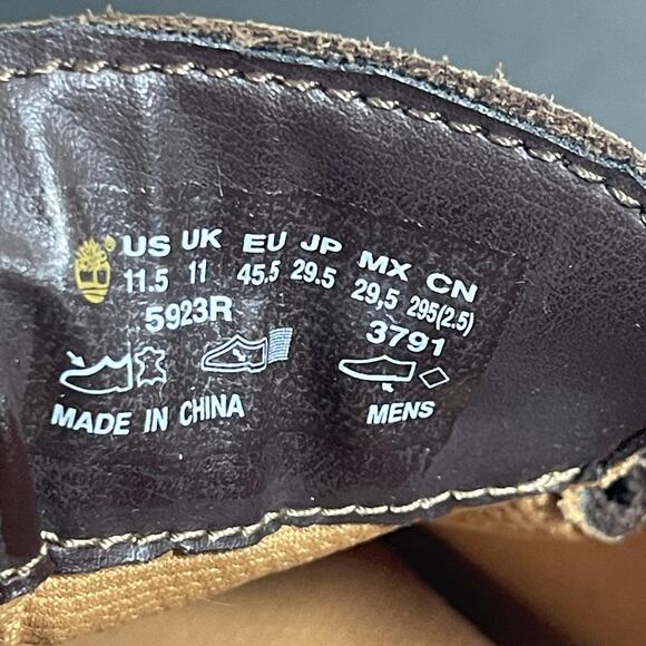 Timberland Earthkeepers Shoes Mens Size 11.5 Brown Chukka Leather Boots 5923R - Picture 10 of 12